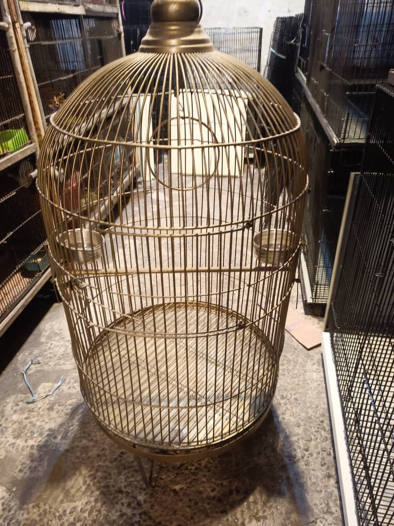 CAGE FACTORY New Golden Round all size Cages for all type of parrots 5