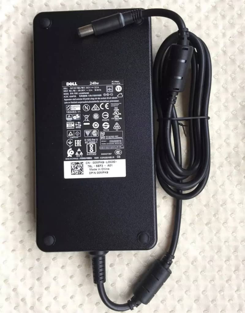 DELL Slim 240w Alienware Charger 100% Genuine 330w 180w  ASUS ACER HP 0