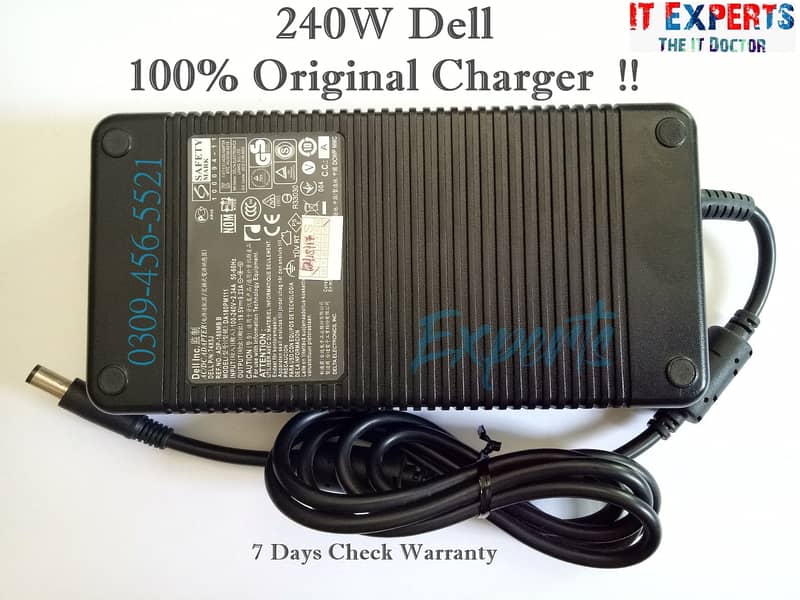 DELL Slim 240w Alienware Charger 100% Genuine 330w 180w  ASUS ACER HP 3