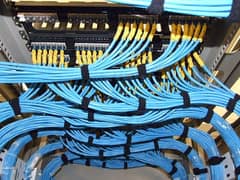 Networking Cat 6 IT Work & Electrical Wiring Patch Panels