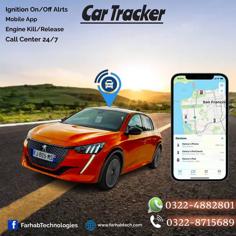 Car Tracker /Tracker PTA Approved /Gps Tracker /Car Locator 1