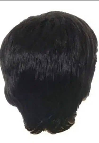 Hair Wig Or Fashion Hair Wig Black colour for Men 6