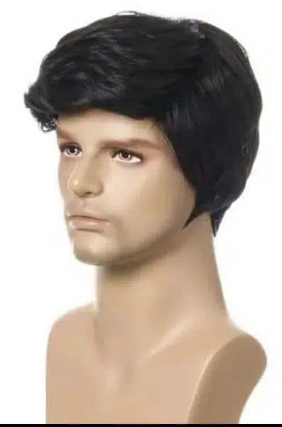 Hair Wig Or Fashion Hair Wig Black colour for Men 7