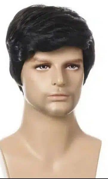 Hair Wig Or Fashion Hair Wig Black colour for Men 8