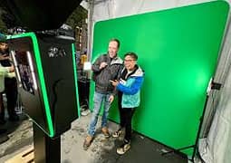 Studio Green Screen Chromakey in All Sizes Small to Large Video Backgr