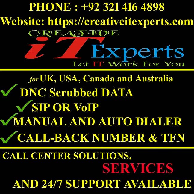Dialer, VoIP,/SIP, Call Back, Toll Free for call center 1
