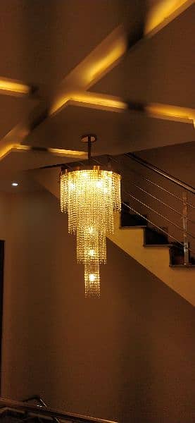 fanoos crystal chandelier k9 3