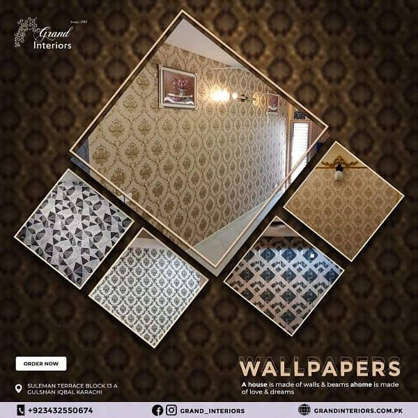 wallpapers designer collection by Grand interiors 0