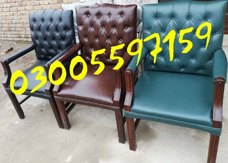 Office boss chair computer study work chair furniture desk sofa used 6
