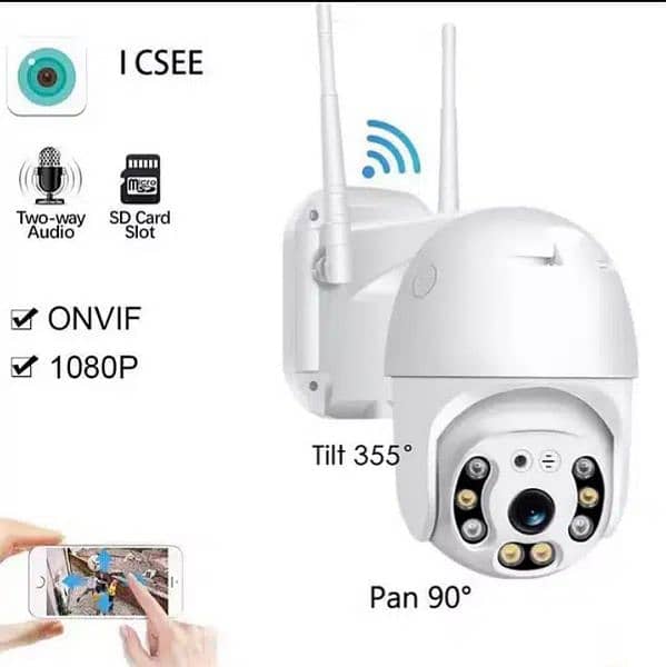 High Quality Outdoor WIFI CCTV Rotating Camera - 0,3,2,1,4,2,4,0,8,8,1 5