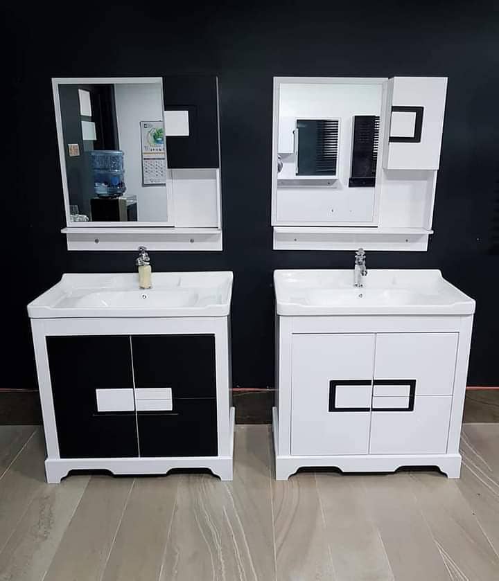 Pvc vanity cabinet bathroom cabinets #chinavanity #pvcvanity 16