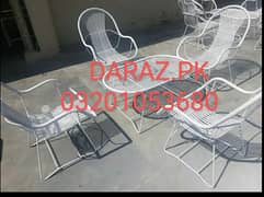 outdoor chairs garden steel iron chairs table manufacturer