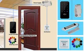 Fingerprint, card , remote, access control system electric door lock