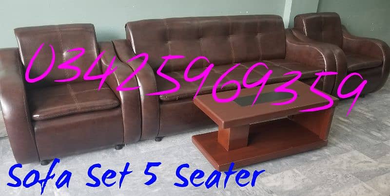 sofa set 5 seater home office furniture table chair shop cafe dresser 0