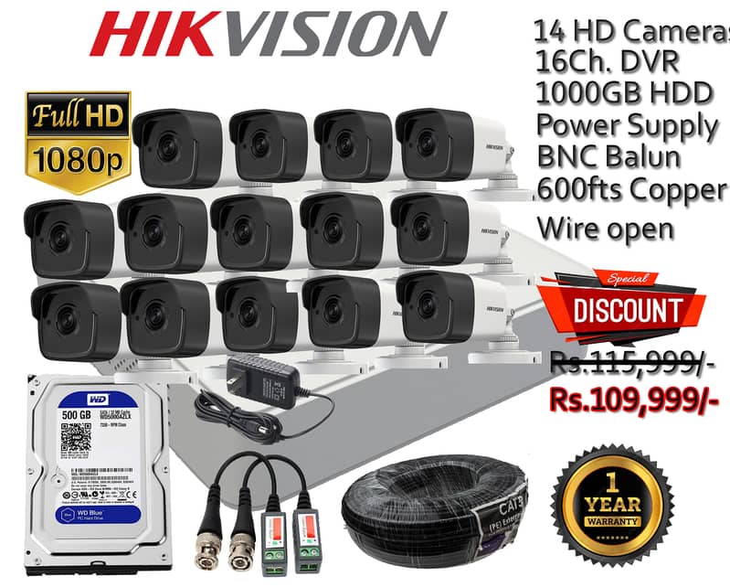 CCTV Security Cameras / cctv camera's packages 6
