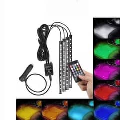 4 Strips Car Atmosphere light with remote 0