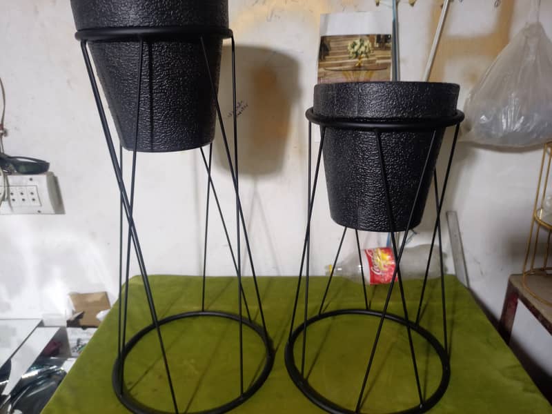 Flower cycle or Corner Cage stand and flower pot and deco table 19
