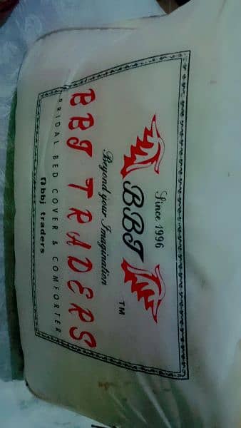 walvet bed cover set in brown and skin color