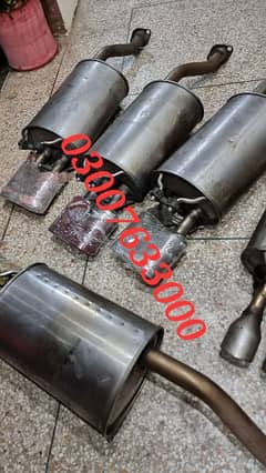 Honda civic reborn genuine silencer Dholki Exhaust all parts available