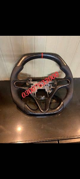 Honda civic reborn carbon fiber stering wheel cruise available 11