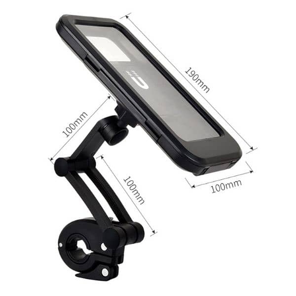 Mobile Holder, Waterproof With Touch Screen, 360° Anti-Shake For Bike 3