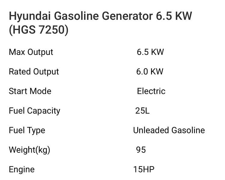 Generator 7 kva 1