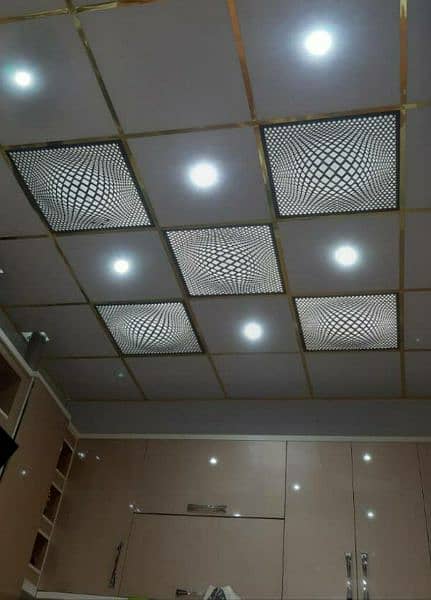 PVC Ceiling,Gypsum ceiling,False ceiling,Pvc panel,wallpaper,home deco 8