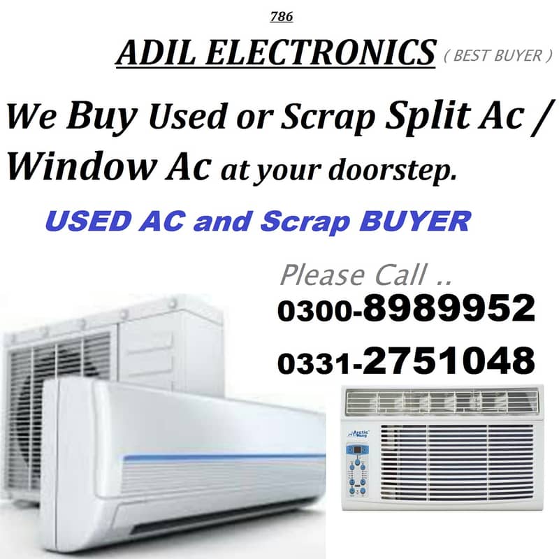 Apna purana (Ac Split & Window AC) HAMAY SELL Karen BEST RATES mei 7