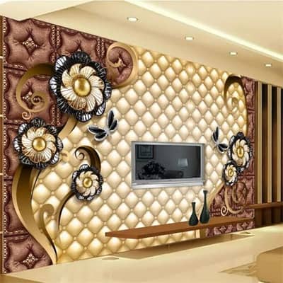 background with flowers decor flex wallpaper Stock Illustration | Adobe  Stock