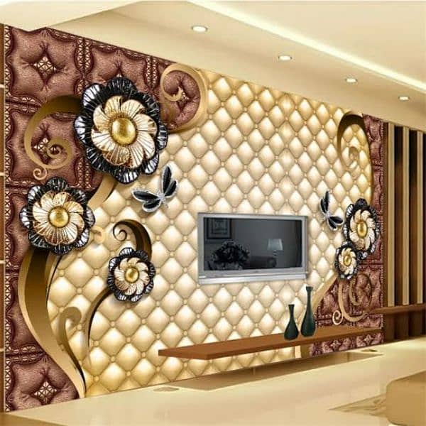 3D wallpaper flex sheet / 3D Wallpaper / Customized Wallpaper / office 6