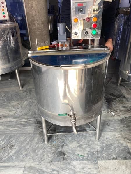 Electric+gas milk boiler & milk chiller & khoya machine 8
