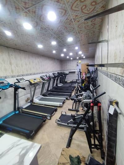 Treadmill. Exercise Cycle. Elleptical. air Walker Machine. Running