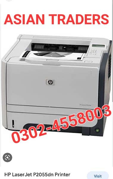 Hp Laser jet 2055 Branded Printers/Photocopiers Fresh Stock Available 3