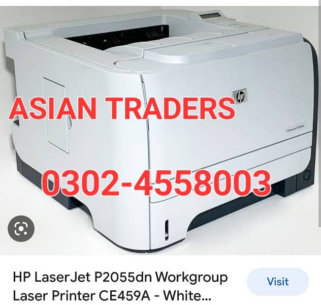 Hp Laser jet 2055 Branded Printers/Photocopiers Fresh Stock Available 4