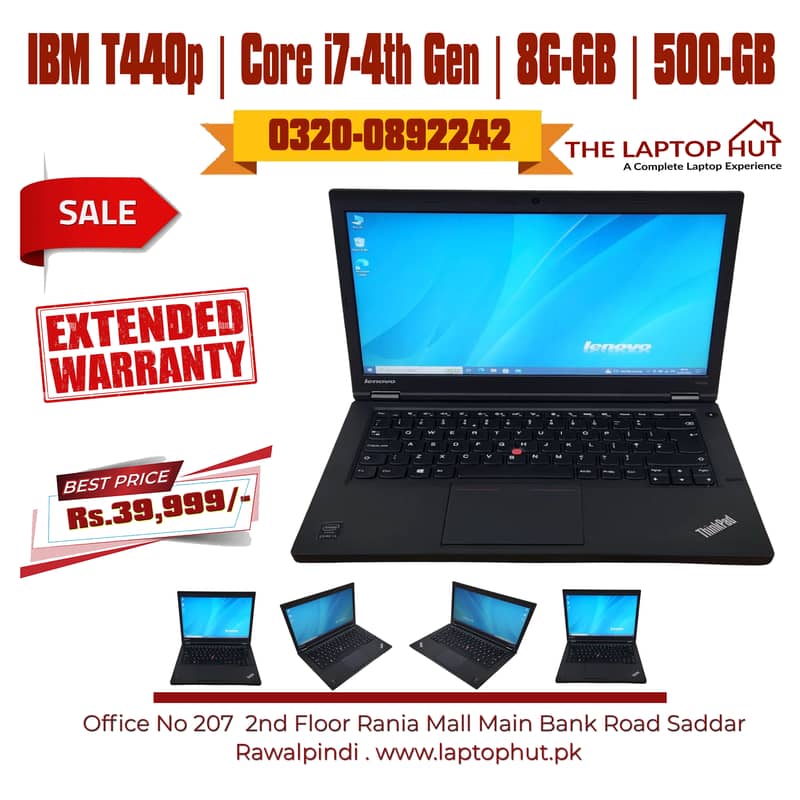 IBM ThinkPad | Core i7 4th Gen | 16-GB | 1TB | Warranty 3 Month 0