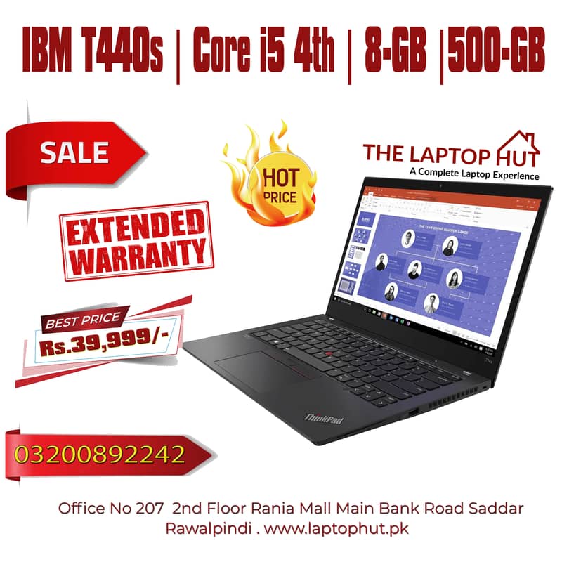 IBM ThinkPad | Core i7 4th Gen | 16-GB | 1TB | Warranty 3 Month 1