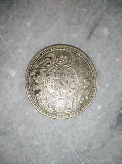 hello This is a old coin India 1940 rare coin this condition is normal