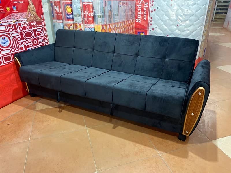 sofa cum bed (2in1)(sofa+bed)( master Molty foam )10 years warranty 8