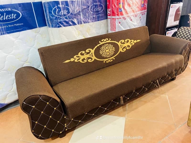 sofa cum bed (2in1)(sofa+bed)( master Molty foam )(10 years warranty ) Sofa & Chairs 1066637773