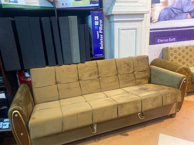 sofa cum bed (2in1)(sofa+bed)( master Molty foam )(10 years warranty ) Sofa & Chairs 1066637773