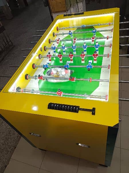 Arcade video game foosball football 5