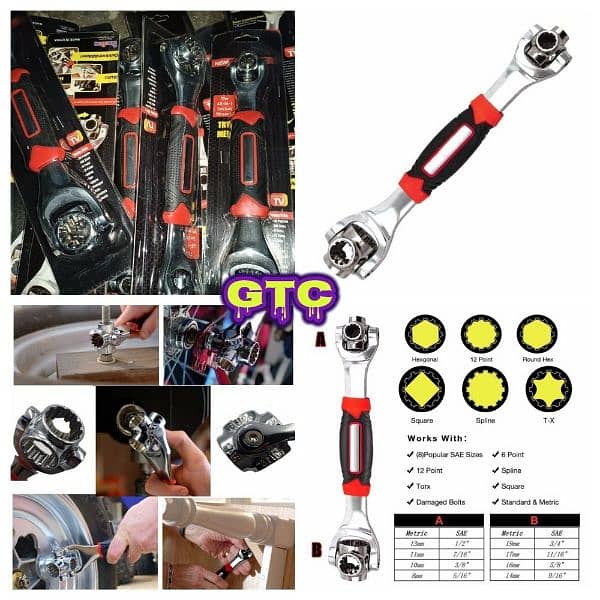 Wrench tool kit in 1 6