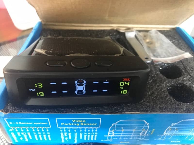 Solar Tire Pressure Monitoring System (TMPS) with External Sensors 1