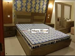 king size bed Italian design wooden