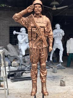 Military  sculpture and statue /3d wall 0