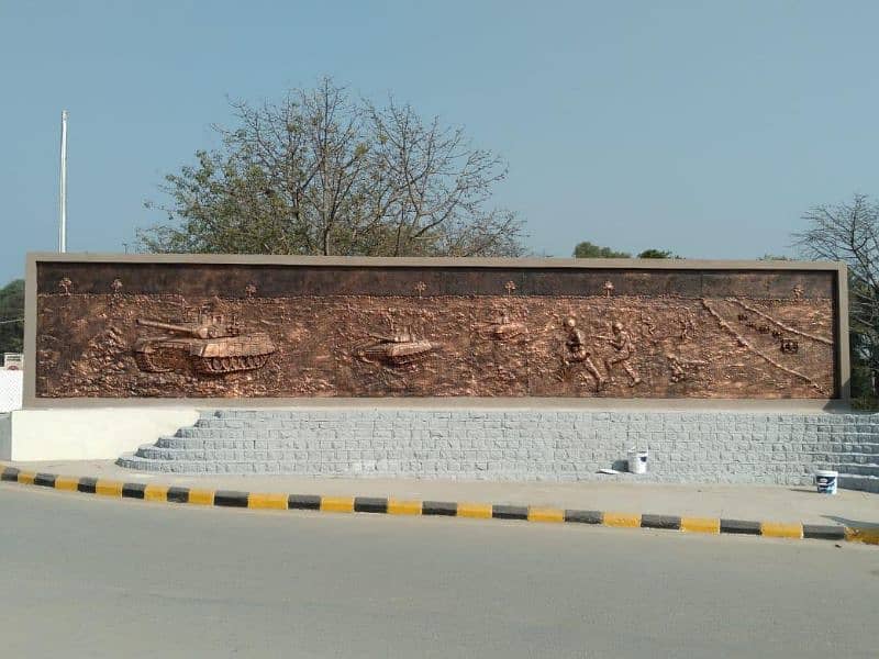 Military  sculpture and statue /3d wall 6
