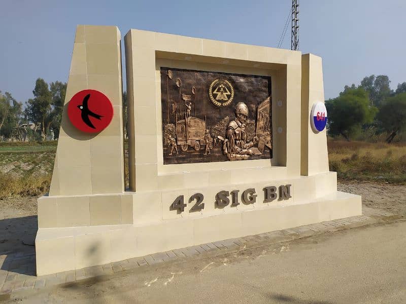 Military  sculpture and statue /3d wall 8