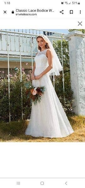 white wedding dress 0