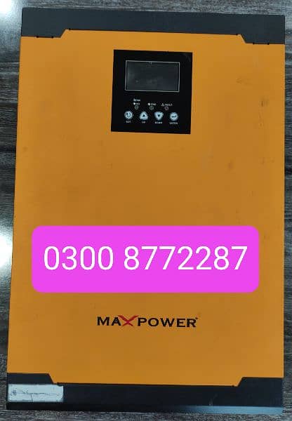 Maxpower 5kw Hybrid Solar Inverter Fresh condition with box 2