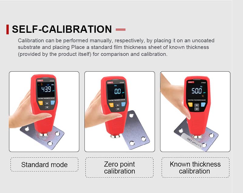 Car Paint Tester Gauge checker UNI-T UT343A Coating Meter Paint Checer 3